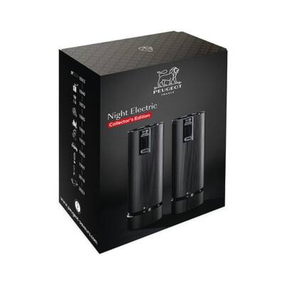 Peugeot Night Electric Duo Line Elektrikli Karabiber ve Tuz Değirmeni - 5