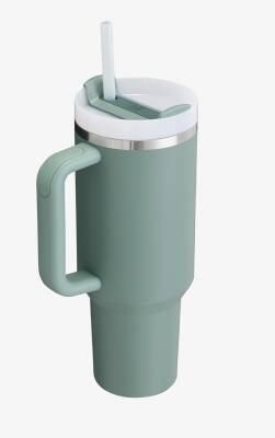 Stanley Quencher Pipetli Termos Bardak 1.18 Lt Koyu Yeşil - 2