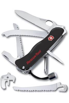Victorinox 0.8623.MWN.3 RescueTool Siyah Hayat Kurtarma Çakısı - 3