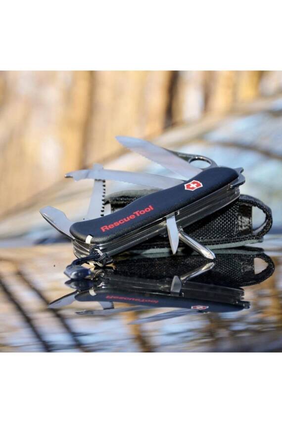 Victorinox 0.8623.MWN.3 RescueTool Siyah Hayat Kurtarma Çakısı - 4