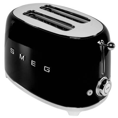 Smeg TSF01BLEU Retro Siyah 2X1 Slot Ekmek Kızartma Makinesi - 4