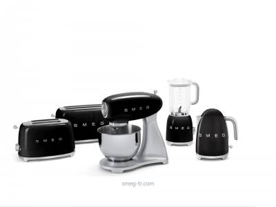 Smeg TSF01BLEU Retro Siyah 2X1 Slot Ekmek Kızartma Makinesi - 5