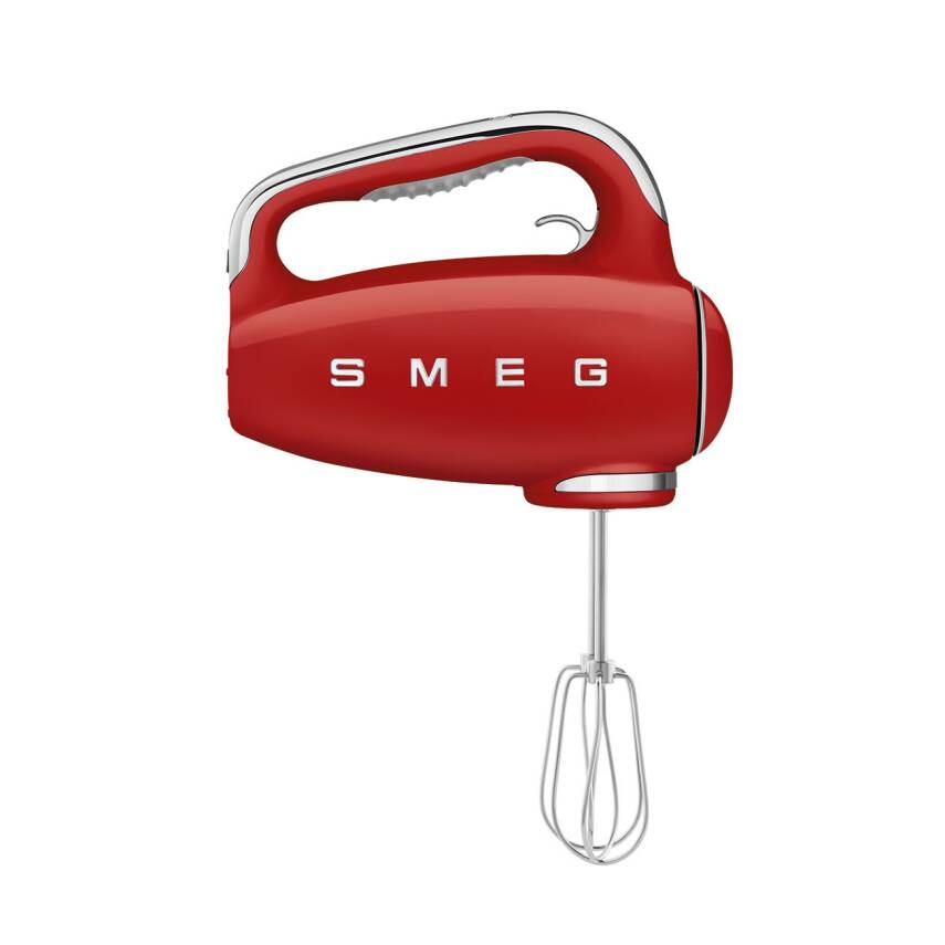 Smeg HMF01RDEU 50's Style Retro Kırmızı 500 Watt El Mikseri - 3