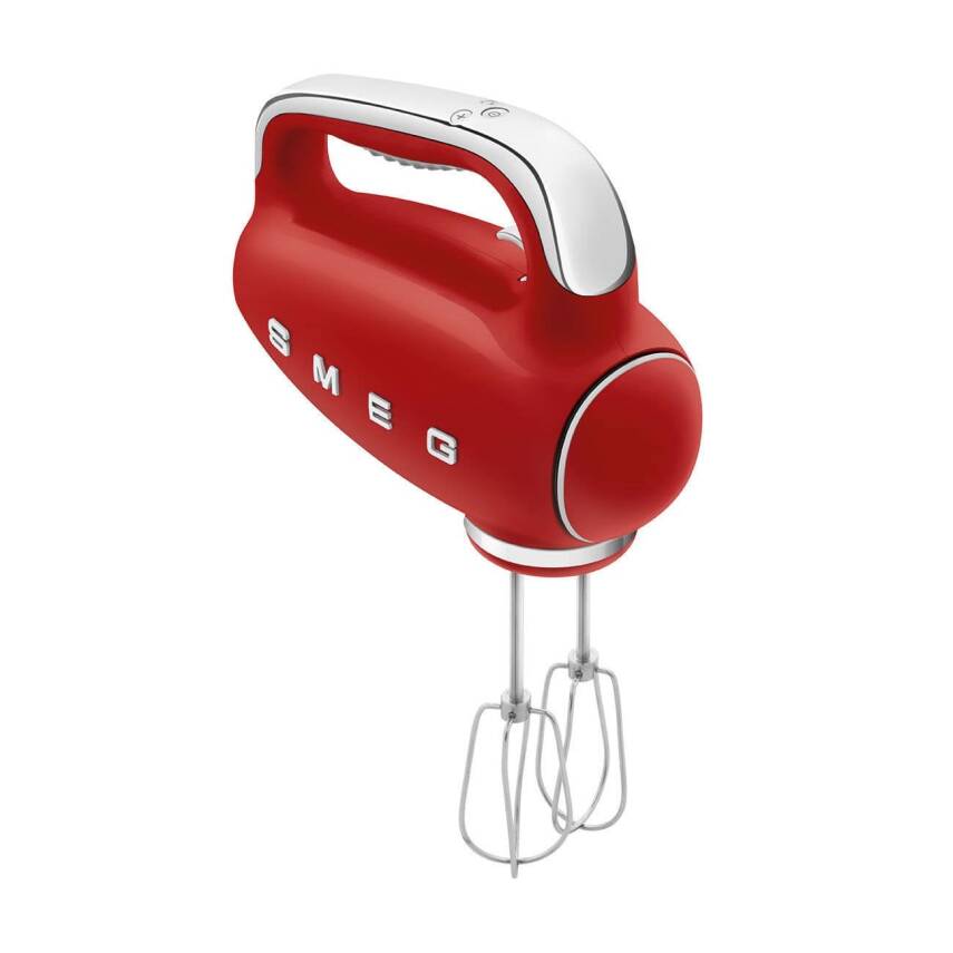 Smeg HMF01RDEU 50's Style Retro Kırmızı 500 Watt El Mikseri - 5