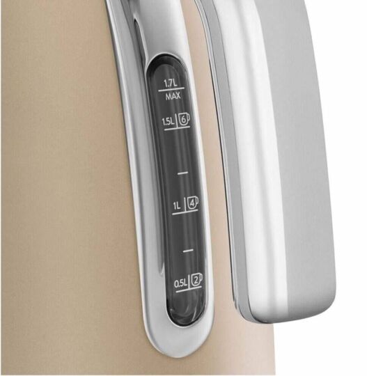 Smeg KLF03CHMEU 2400 Watt 1.7 Litre Mat Gold Çelik Kettle - 7