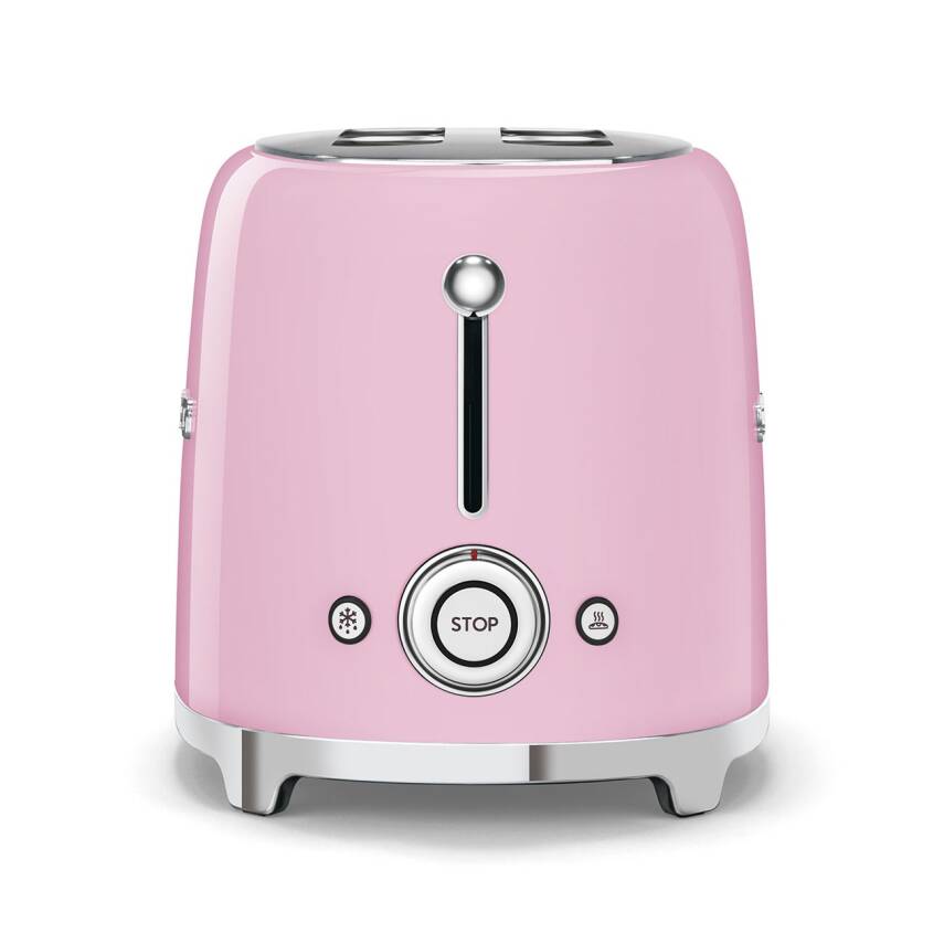 Smeg TSF01PKEU Retro Pembe 2X2 Slot Ekmek Kızartma Makinesi - 3