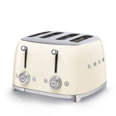 Smeg TSF03CREU Retro Krem 4x4 Slot Ekmek Kızartma Makinesi - 1