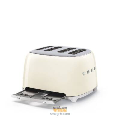Smeg TSF03CREU Retro Krem 4x4 Slot Ekmek Kızartma Makinesi - 2