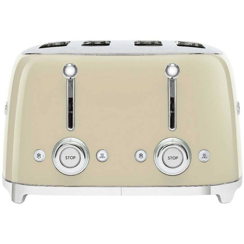 Smeg TSF03CREU Retro Krem 4x4 Slot Ekmek Kızartma Makinesi - 5