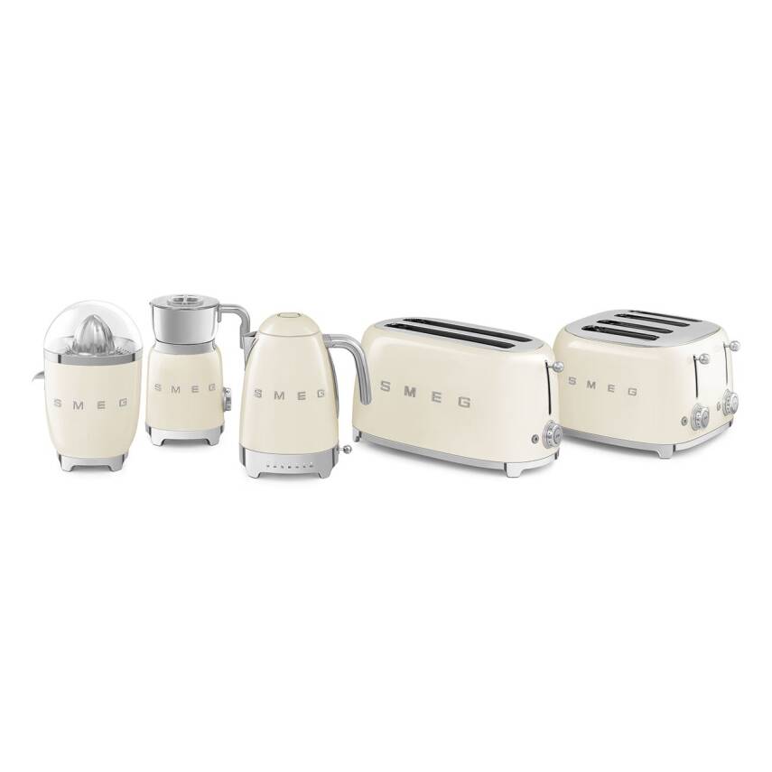Smeg TSF03CREU Retro Krem 4x4 Slot Ekmek Kızartma Makinesi - 6