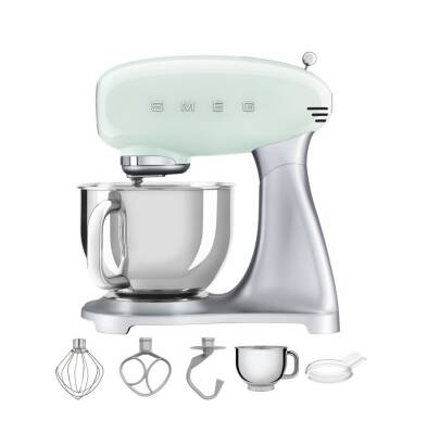 Smeg SMF02PGEU Retro Yeşil 800 Watt 4.8 Litre Stand Mikser - 1