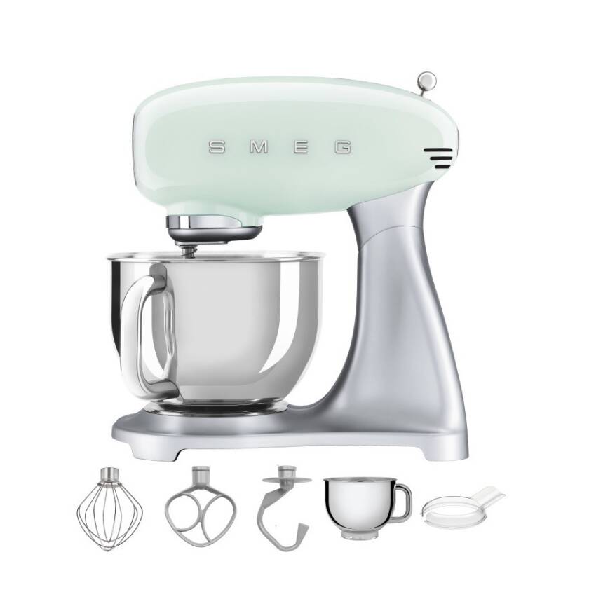 Smeg SMF02PGEU Retro Yeşil 800 Watt 4.8 Litre Stand Mikser - 1