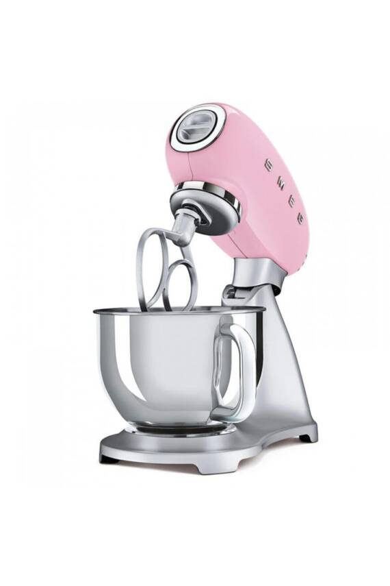 Smeg SMF02PKEU Retro Pembe 800 Watt 4.8 Litre Stand Mikser - 5