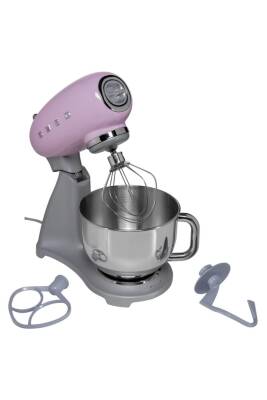 Smeg SMF02PKEU Retro Pembe 800 Watt 4.8 Litre Stand Mikser - 8
