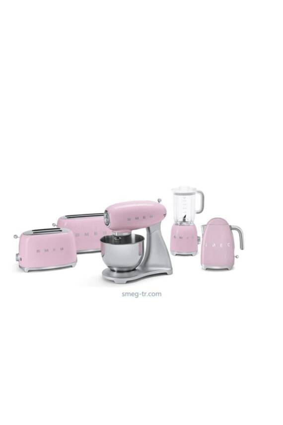 Smeg SMF02PKEU Retro Pembe 800 Watt 4.8 Litre Stand Mikser - 10