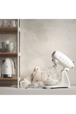 Smeg SMF13WHEU 4.8 Litre Beyaz Stand Mikseri - 9