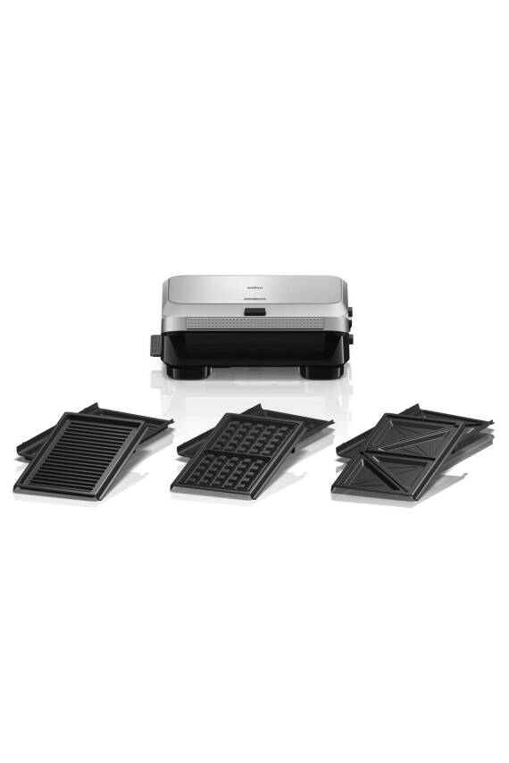 Braun Snack Maker 5 SM5038 Sandviç, Waffle ve Tost Makinesi Silver - 1
