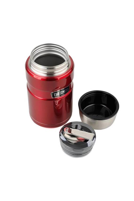 Thermos SK3021 SM3021CR Stainless King Yemek Termosu 0.71L Cranberry - 2