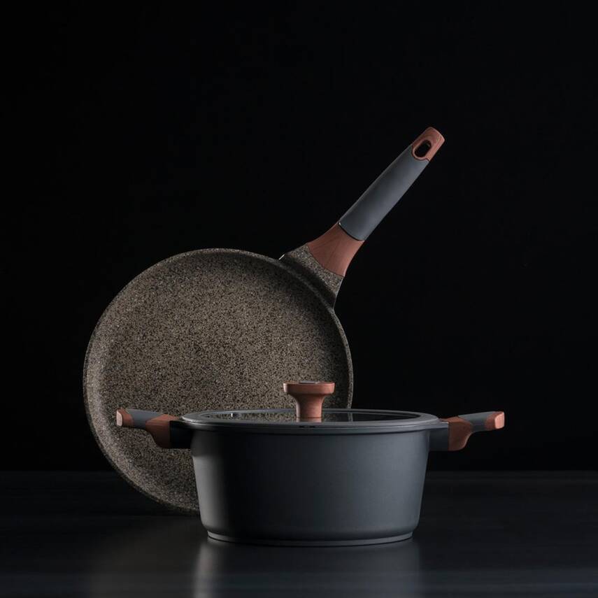 Stone 7 Parça Granit Tencere Seti - 2