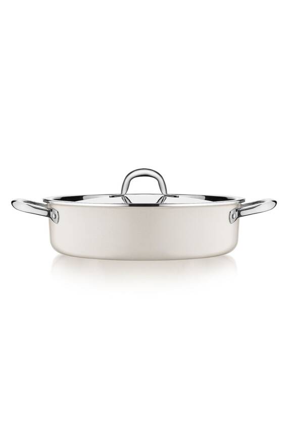 Jumbo Swiss Crystal Krem 7 Parça Tencere Seti - 5