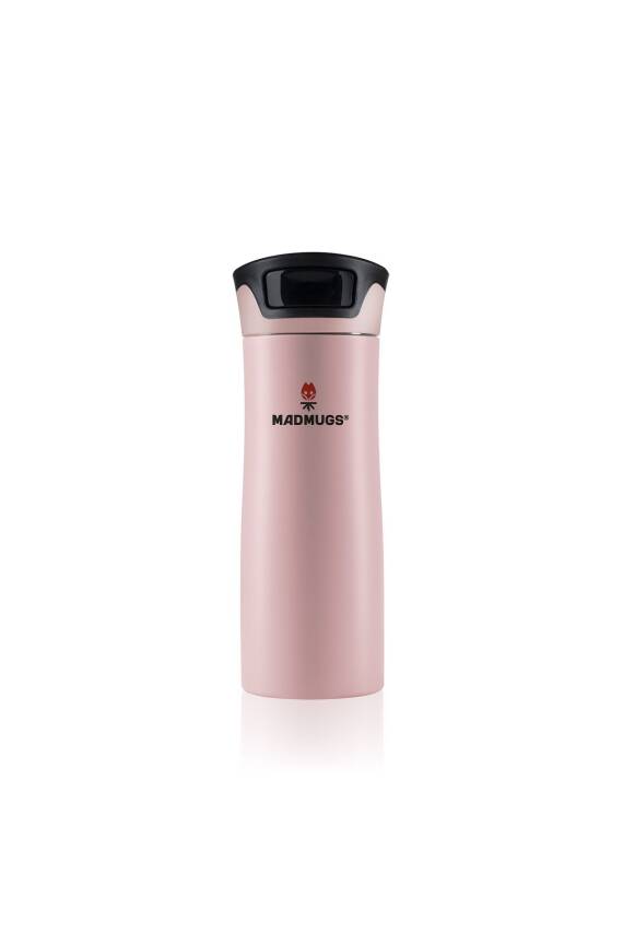 MADMUGS TM-TA-005 Travel Mug Termos Bardak 0,47lt-Pembe - 6