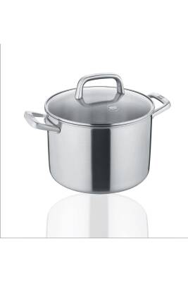 Berndes 99214 Tricion Pro Paslanmaz Çelik Tencere Cam Kapaklı 24 cm - 1