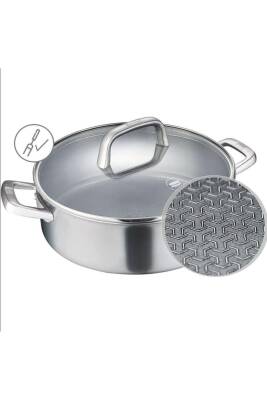 Berndes 99214 Tricion Pro Paslanmaz Çelik Tencere Cam Kapaklı 24 cm - 4