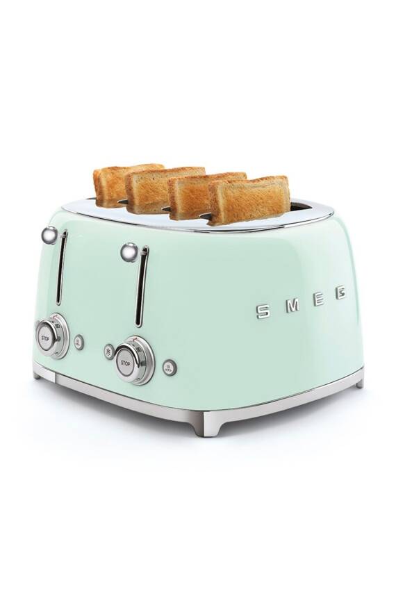 Smeg TSF03PGEU 1x4 Yeşil Ekmek Kızartma Makinesi - 2