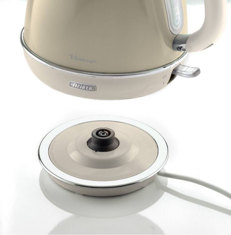 Vintage 1.7 Litre Kettle Bej - 3