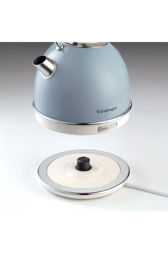 Ariete 00C287705AR0 Vintage Mavi 2000 Watt 1.7 Litre Çelik Kettle - 2