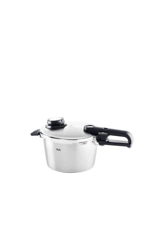 Fissler Vitavit Premium 3PRG Mat Gümüş 4.5 Litre Düdüklü Tencere - 1