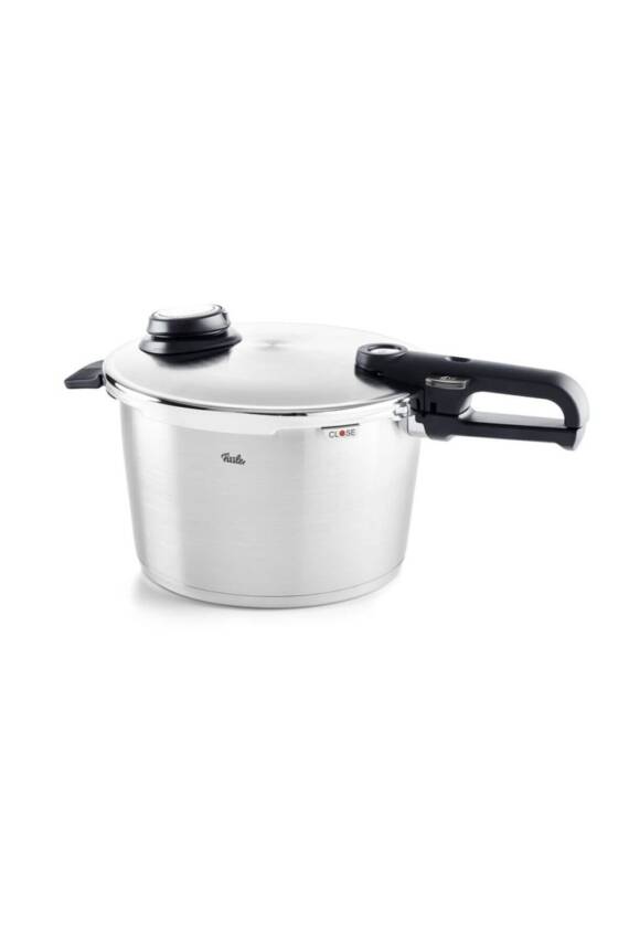 Fissler Vitavit Premium 3PRG Mat Gümüş 8.0 Litre Düdüklü Tencere - 1
