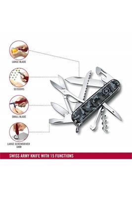 Victorinox 1.3713.942 Huntsman Kamuflaj Çakı - 2