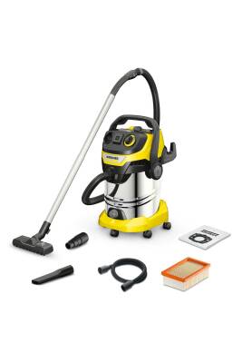 Karcher 1.628-360.0 S V-30/8/22/T (YSY) WD 6 EU ÇELİK KAZAN ISLAK KURU ELEKTRİKLİ SÜPÜRGE - 1