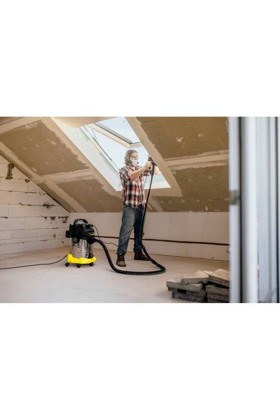 Karcher 1.628-360.0 S V-30/8/22/T (YSY) WD 6 EU ÇELİK KAZAN ISLAK KURU ELEKTRİKLİ SÜPÜRGE - 6