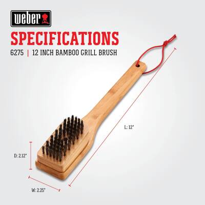 Weber 6275 Bambu Barbekü Fırçası 30 cm - 2
