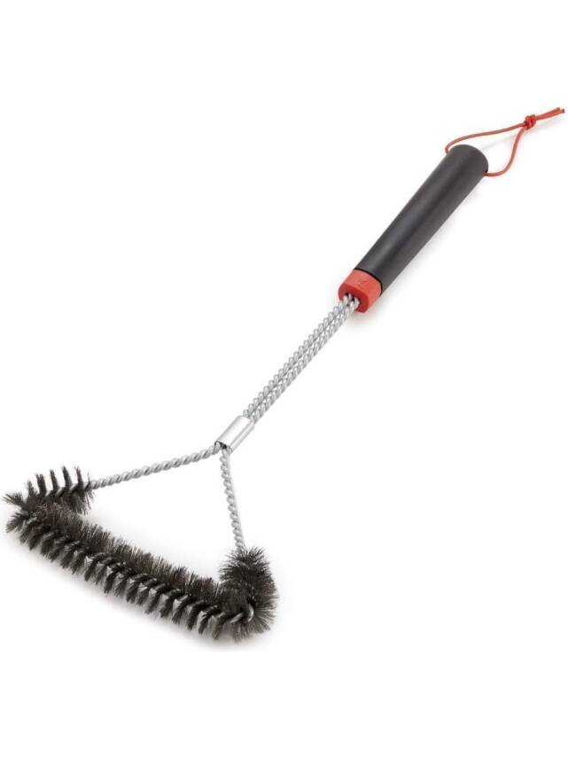 Weber 6278 Üç Taraflı Kıl Izgara Fırçası 46 cm - 1