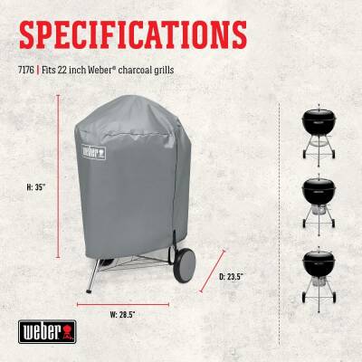 Weber 7176 Kömürlü Barbekü Kılıfı - 3