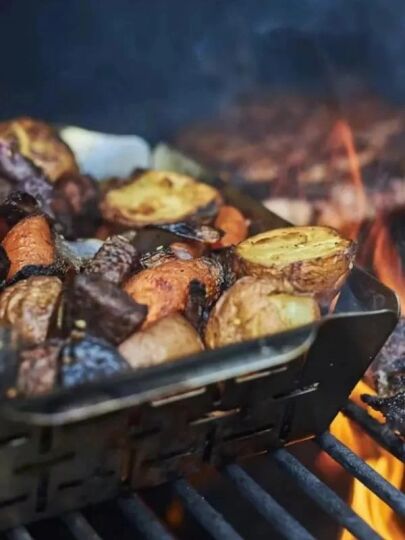 Weber Deluxe Grilling Basket 6434 – Sebze & Küçük Parça Izgara Sepeti Paslanmaz Çelik Tel - 2