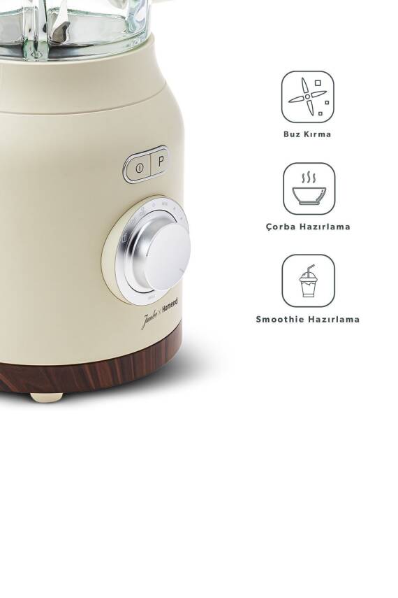 Jumbo x Homend Artfood 4925H Krem Profesyonel Smoothie Blender - 3